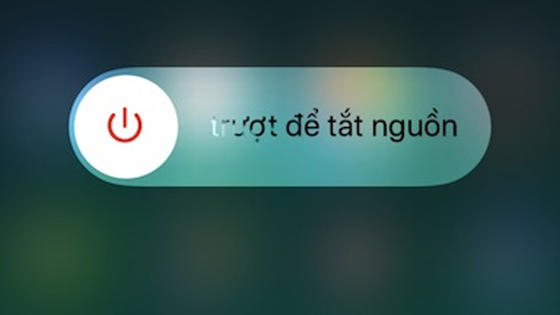 Tắt nguồn và mở lại sau 1 phút